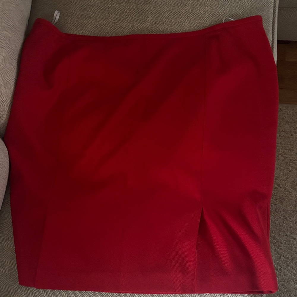 Calvin Klein Collection Scarlet Pencil Skirt